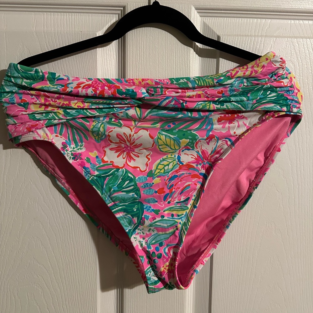 Lilly Pulitzer High-Waisted Bikini Bottoms